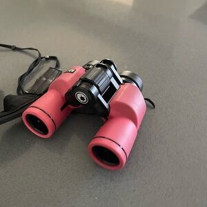 Compact Pink Binoculars